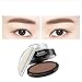 CCbeauty Eyebrow Powder Stamper Seal Kit Eyebrow Kit Powder Makeup Eyebrow Tinting Coloring Kit,Light Brown