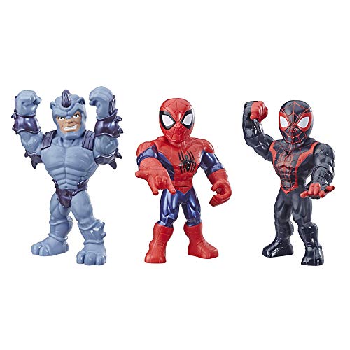 Playskool E4842EU4 Heroes Mega Mighties Marvel Super Hero Adventures Web Warriors 3er-Pack, Spider-Man, Kid Arachnid… – Bild 3