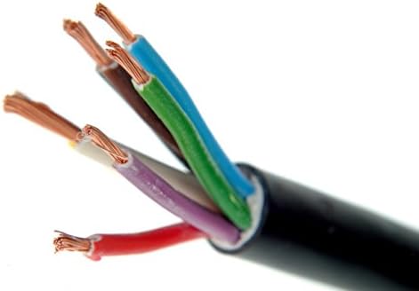 leisure MART 6 meters of trailer lighting cable 8 core for trailers with reversing lights Pt no. LMX1917