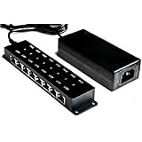 WS-POE-8-12v60w 8 Port Passive Power over Ethernet PoE Injector With 12 Volt 60 Watt Power Supply
