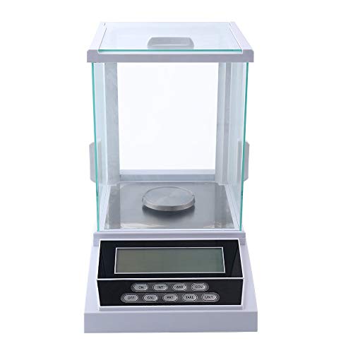 SEAAN Analytical Balance 0.0001g/0.1mg x220g Digital Lab Precision Scale Electronic Laboratory Weight Balance Scale with Calibration Weight for Lab Pharmacy Chemical Plant Jewelry Store - Thumbnail 3