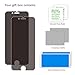 homy Privacy Screen Protector [2-Pack] for iPhone 8 Plus / 7 Plus 5.5 inch. Made of Premium 9H Japanese Tempered Glass: 1x BlackOut & 1x Tinted High Clarity Anti-Spy, Anti Fingerprint, Case Friendly