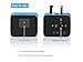 Travel Adapter, APzek International Power Adapter With High Speed 2.4A USB 3.0A Type C, European Adapter, Universal Power Adapter Wall Charger for Europe UK US AU & Asia (Blue)