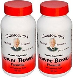 Dr Christopher's Lower Bowel Formula Vegetarian 100 Capsules x 2
