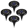 Wilktop Solar Lamp Vloerlamp Zwart Tuin Solar Tuin Solar Lampen Solar Lampen Buiten Waterdicht IP65 Buitenverlichting…