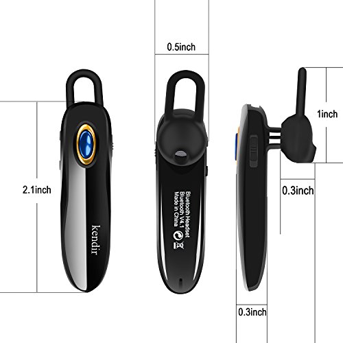 kendir Bluetooth Headset, V4.1 Wireless Bluetooth Earpiece Lightweight