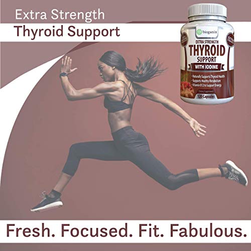 BioGanix Thyroid Support Supplement with Iodine, Extra Strength