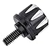 Amazicha Stainless Steel Black Seat Bolt Screw Cover Mount Tab Knob Kit Compatible for Harley Davidson 1996-2020