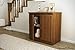 South Shore Small 2-Door Storage Cabinet with Adjustable Shelf, Morgan Cherry