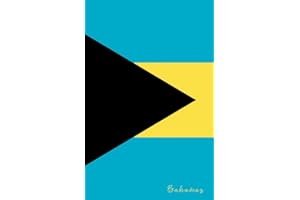 Bahamas: Flag Notebook, Travel Journal to write in, College Ruled Journey Diary