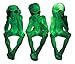 Ebros Glow in The Dark See Hear Speak No Evil Alien Shelf Sitters Set of 3 Extra Terrestrial Creatures Alien Figurines