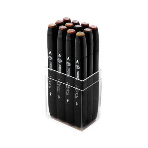 ShinHan Touch Twin Marker Set 12 Wood