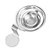 Internet's Best Stainless Steel Egg Separator | Egg White Egg Yolk Separator | Filter Egg Sieve | Breakfast Kitchen Tool Strainer