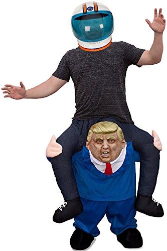 President Trump Ride Along Ride On Rocket Man Costume Bundle Blue