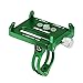 Bicycle & Motorcycle Cell Phone Mount, Aluminum Alloy Bike Mobile Phone Holder with 360° Rotation Adjustable for iPhone X 6 6s 7 7s 8 Plus, Samsung S7/S6/S5/Note 5/4 GPS Mount 4 to 6 Inch