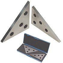 Anytime Tools Angle Block Set 30-60-90 & 45-45-90 Precision +/- 20 Seconds, Machinist Tool, 2 Piece Set