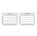 SKATAN Envelope Addressing Guide, 2 Stencil Templates-in-1, fits a Wide Range of Envelopes