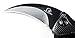 Full Metal CSGO Karambit Claw Folding Pocket Knife, Tactical Knife. for Gift, Collection, EDC (Black)