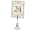 Lillian Rose Gold Wedding Reception Table Number Cards, 4 x 5.25