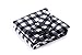 Lorient Home Heated Fleece 12V Electric Car Blanket Black Plaid