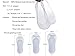 Silicone Socks Gel Moisturizing Socks - Relieve Plantar Fasciitis Pain Heel Bone Spur Pain Soften Dead Skin Dry Cracked Skin Remove Calluses Corns (XL: Women:7-10 / Men:6-8.5)（1 pair）