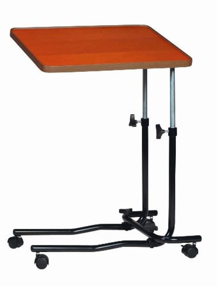 Drive Devilbiss Angle and Height Adjustment Over Bed Table with 4 Castors