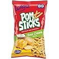 Generic Lorenz Pomsticks Sour Cream Party (4 Pack) - Light, Crispy Potato Sticks, 100g CRUNCH TIME
