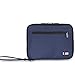 BUBM Double Layer Padded Travel Electronic Bag Packing Cubes for iPad Mini / Makeup Bag (Dark Blue)