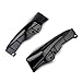 LEAGUE&CO 1 Pair Black Mid-Frame Air Deflector Trim For 2009-2016 Harley Touring Street Glide Tri Electra Road King