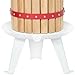 Best Choice Products 6L (1.6 Gal) Fruit Wine Press Cider Grape Crusher Wood Basket Juice Maker Kitchen