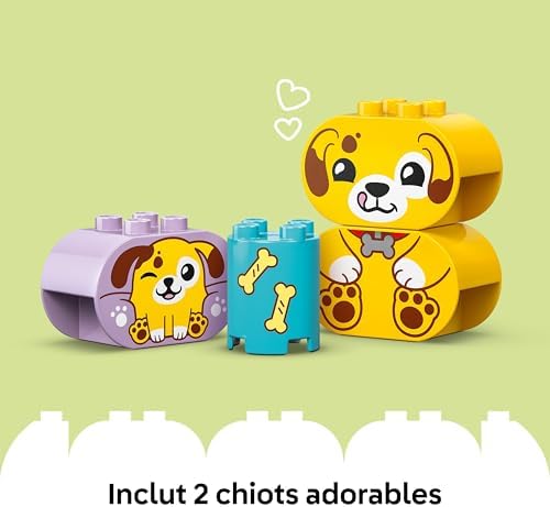 Duplo Shape Sorter: Puppy House - Educational Sorting Toy for Toddlers, with Colourful Bricks in Various Shapes - Fine Motor Skill Development Set for 18 Month Old Girls & Boys - 10441