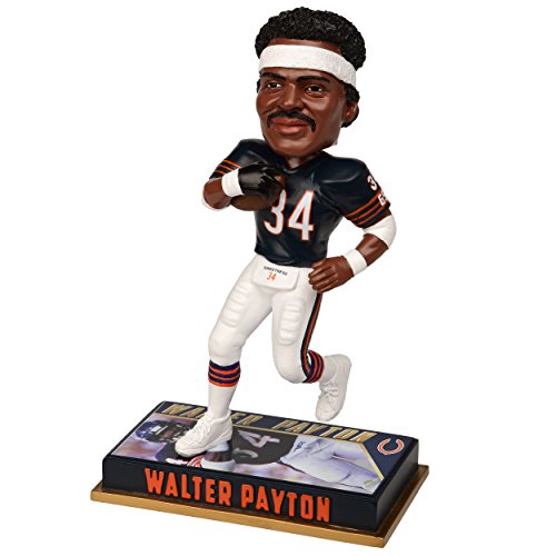 NFL Chicago Bears Walter Payton #34 Retired Player Bobble, 8", Team Color