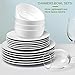 MEKY 18 Ounces White Bowl Set, Cereal, Soup, Salad Bowls Service for 6, Lightweight Bowl 5.5'' Gift Pack 4