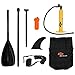 Goplus Inflatable Stand Up Paddle Board SUP with Leash/Adjustable Paddle/Pump/Repair Kit/Carry Backpack, 6 inch Thickness