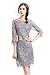 Joy EnvyLand Women Floral Sheath Cocktail Prom Party Embroidered Bodycon Dress