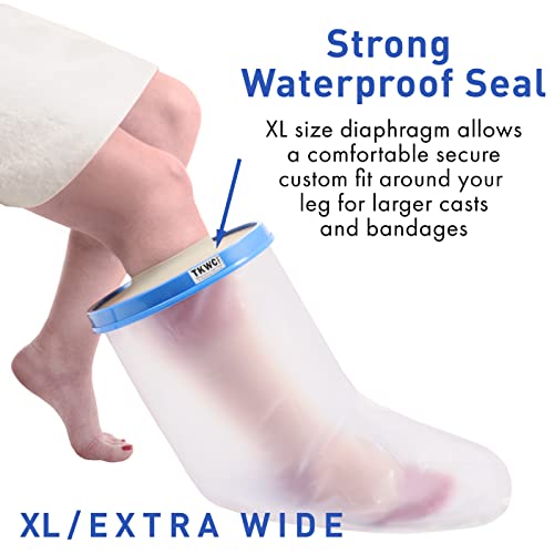 Extra Large Water Proof Leg Cast Cover XL Extra Wide for Shower
