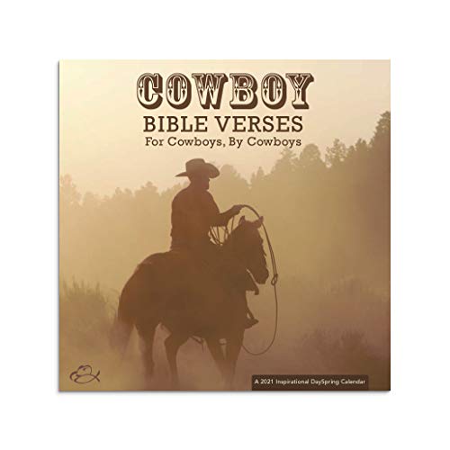 DaySpring Cowboy Bible Verses for Cowboys, by Cowboys 2021 Wall
