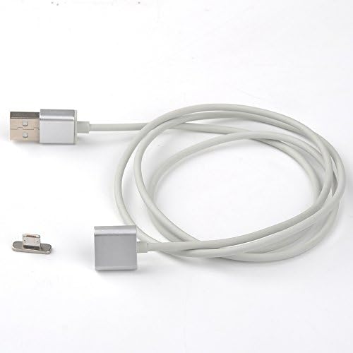 innobay Detachable Magnetic USB 2.0 to Micro USB Charging Cable Data Sync with LED Indicator 1M in Silver (1pc/pack)