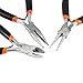 Wisehands Professional Jewelry Making Kit Jewelry Pliers for Jewelry Crafting and Jewelry Repair with Zipper Storage Case