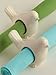 DII Solid Pastel Napkin Set Cotton, Machine Washable, 20x20 Inch, Aqua, 6 Count