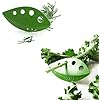 Herb Leaf Stripper BPA-Free Plastic Holes Vegetable Leaf Separator Value 3 Pack Stripping Tool for Chard, Collard Greens, Kale, Basil, Leafy Green Rosemary Herb Kitchen Gadgets (Mixed Color, 3)