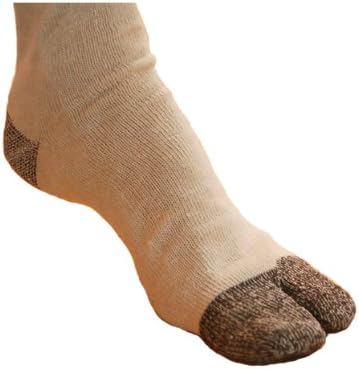 Ninja Martial Art Tabi Shoes Socks 1 Pairs (Size UK:8 - 9) Toe Divided, JikaTabi Shoes Socks