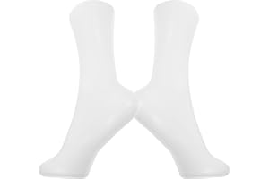 SKISUNO 4Pcs Women Socks Display Props - Plastic Mannequin Foot Model for Sock Showcases Practical and Portable Foot Forms for Retail and Organization