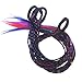 Girls Hair Extensions Accessories – Colorful Wigs Ponytail Hair Ornament Headbands Rubber Bands Beauty Hair Bands Headwear Kids Box Braid Rope Headdress for Women Kids Set of 4 (Braid-4 colors)thumb 3