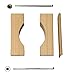 Cardinal Gates RC Round Clamp for Safety Gates - No Hole Baby Gate Banister Adapter - Wooden Baby Gate Mounting Kit - Made in the USA - 1 Pack