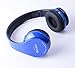 Beyution royalblue-513 Bluetooth HiFi Stereo Headphones Built in Mic, Retail Package - Royalblue