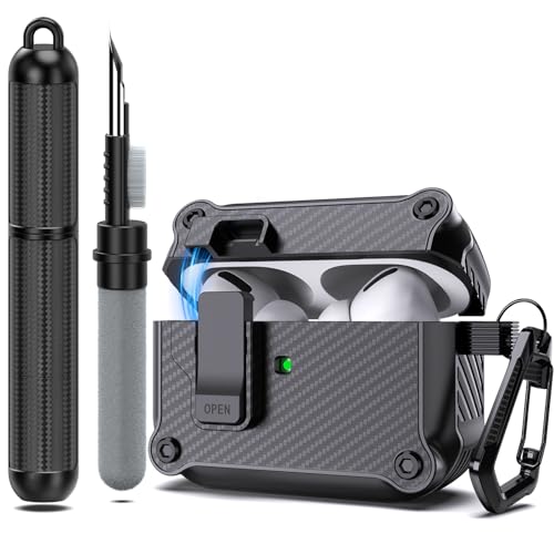Lopnord for AirPod Pro Case Cover (2023/2022/2019) with Cleaner
