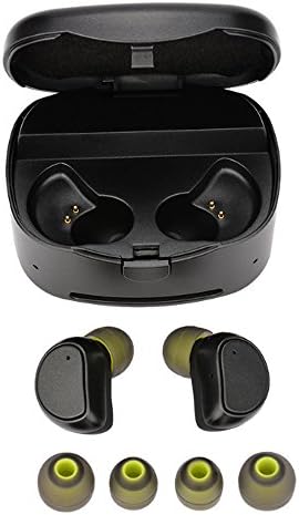 Jennyfly S9 Mini Bluetooth Earbud,Smallest Invisible Headset, Wireless Headset with Charging Box for iPhone and Android Smart Phones - Black