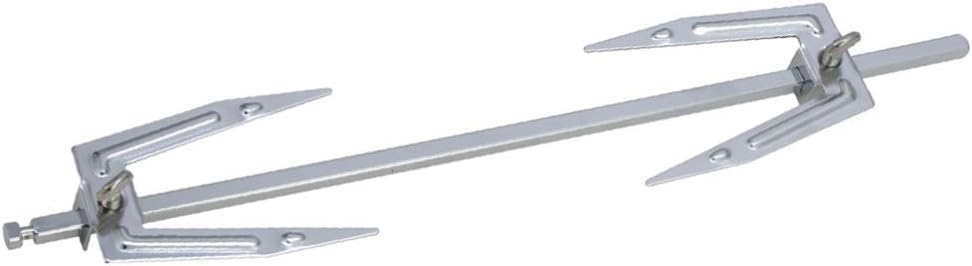 Yardwe Stainless Steel Creative Roast Chicken Fork Air Fryer Fork Grill Fork Meat Spit Rods Grilled Air Fryer Accessories for Home Restaurant (Silver)