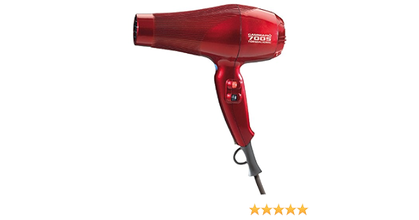 Gamma Piu 7005 - Secador de pelo, color rojo : Amazon.es: Belleza